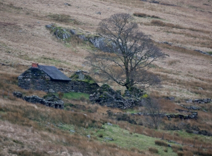The Cottage under Snowdon and near the Pe-Y-Gwryd Hotel where merry a night was spent. walk back across the bogs and streams in the dark was fun 