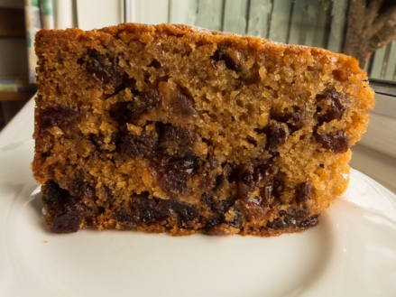 My Mary Berry home-made fruit cake- guaranteed to keep you going on a walk. 